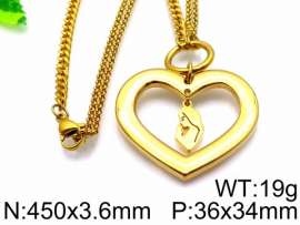 SS Gold-Plating Necklace