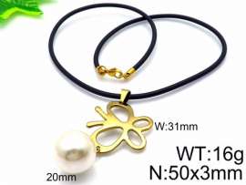 SS Gold-Plating Necklace