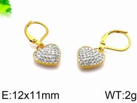 Stainless Steel Stone&Crystal Earring