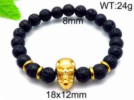 Stainless Skull Bracelet