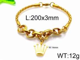 Stainless Steel Gold-plating Bracelet