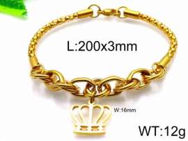 Stainless Steel Gold-plating Bracelet