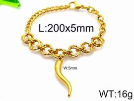 Stainless Steel Gold-plating Bracelet