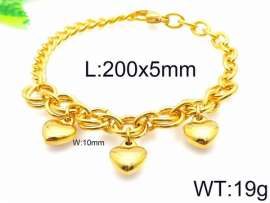 Stainless Steel Gold-plating Bracelet