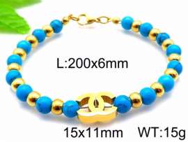 Stainless Steel Gold-plating Bracelet