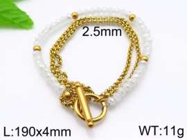 Stainless Steel Gold-plating Bracelet