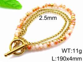 Stainless Steel Gold-plating Bracelet