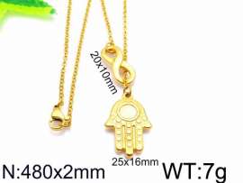 SS Gold-Plating Necklace