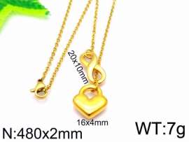 SS Gold-Plating Necklace