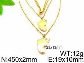 SS Gold-Plating Necklace