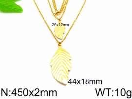 SS Gold-Plating Necklace
