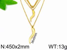 SS Gold-Plating Necklace