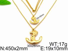 SS Gold-Plating Necklace