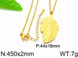 SS Gold-Plating Necklace