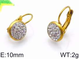 Stainless Steel Stone&Crystal Earring