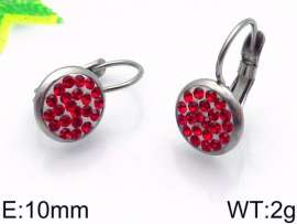 Stainless Steel Stone&Crystal Earring