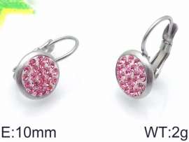 Stainless Steel Stone&Crystal Earring