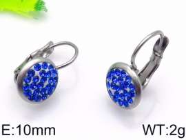 Stainless Steel Stone&Crystal Earring