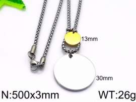 SS Gold-Plating Necklace