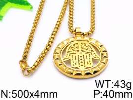 SS Gold-Plating Necklace