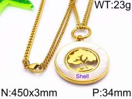 SS Gold-Plating Necklace