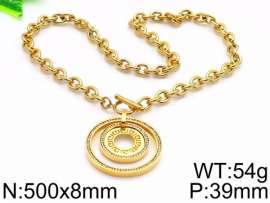 SS Gold-Plating Necklace