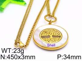 SS Gold-Plating Necklace