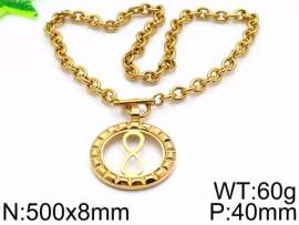 SS Gold-Plating Necklace