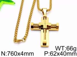 SS Gold-Plating Necklace