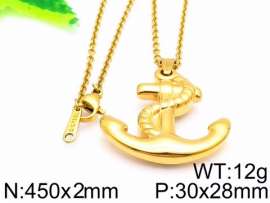 SS Gold-Plating Necklace