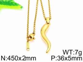 SS Gold-Plating Necklace