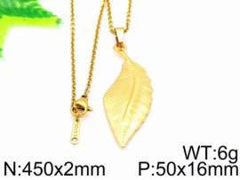 SS Gold-Plating Necklace
