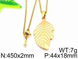 SS Gold-Plating Necklace
