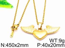 SS Gold-Plating Necklace