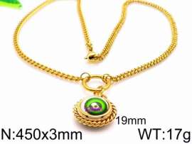 SS Gold-Plating Necklace