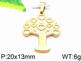 Stainless Steel Gold-plating Pendant