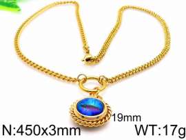 SS Gold-Plating Necklace