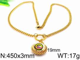 SS Gold-Plating Necklace