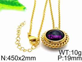 SS Gold-Plating Necklace