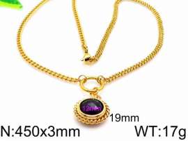 SS Gold-Plating Necklace