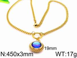 SS Gold-Plating Necklace