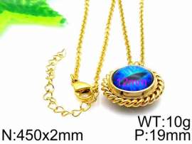 SS Gold-Plating Necklace