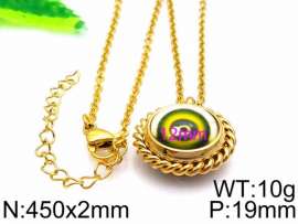 SS Gold-Plating Necklace