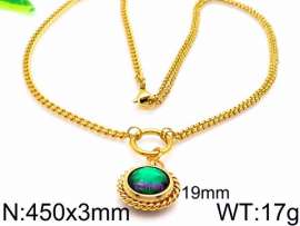 SS Gold-Plating Necklace