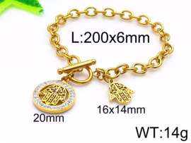 Stainless Steel Gold-plating Bracelet