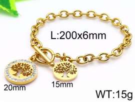 Stainless Steel Gold-plating Bracelet