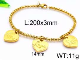 Stainless Steel Gold-plating Bracelet
