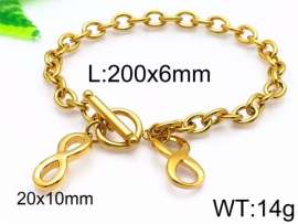 Stainless Steel Gold-plating Bracelet