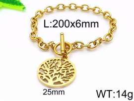 Stainless Steel Gold-plating Bracelet