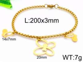 Stainless Steel Gold-plating Bracelet